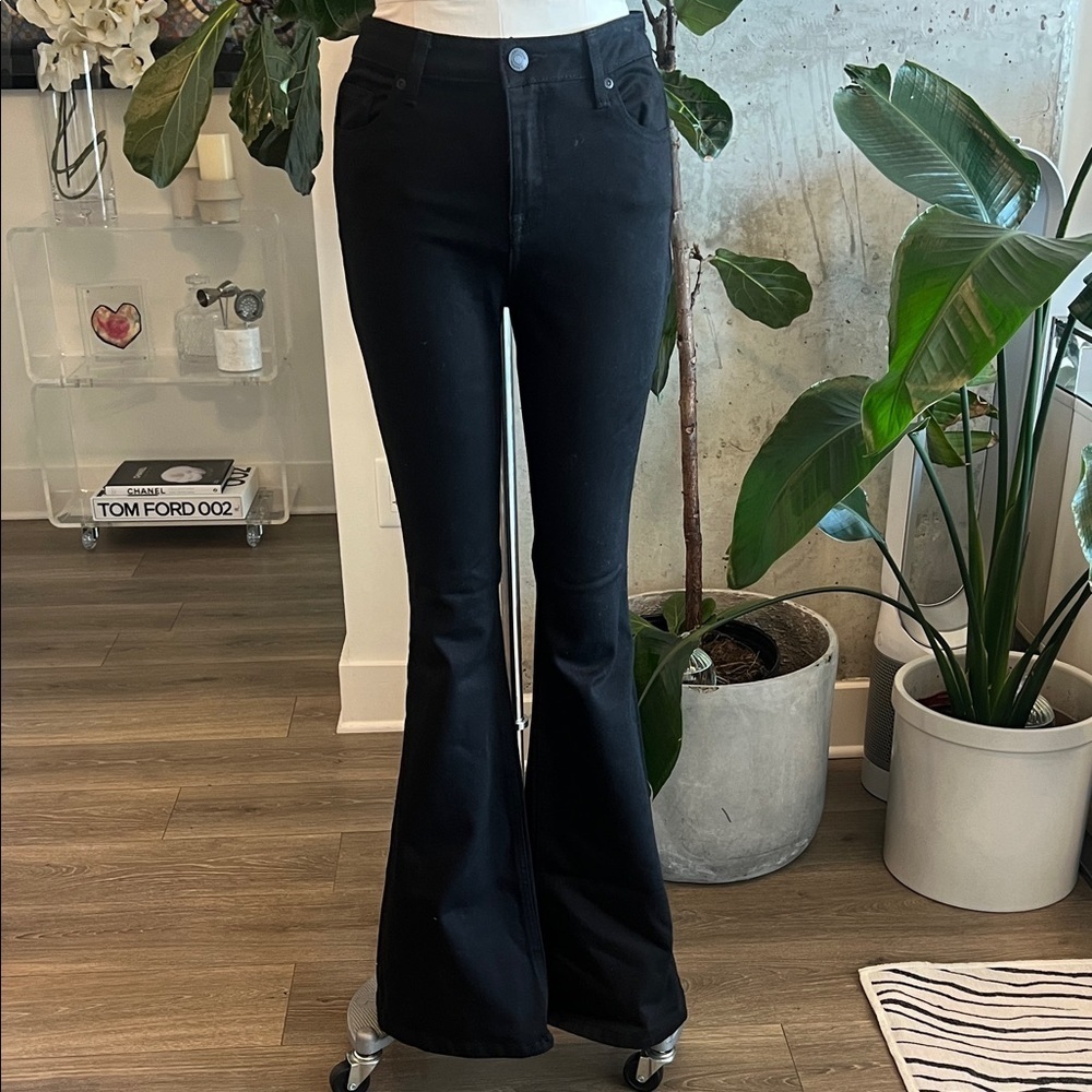 ANTONIO MELANI Black Flare Jeans